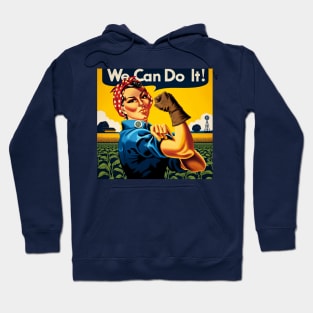 Empowerment Harvest: Cesar Chavez Day 'We Can Do It' Hoodie